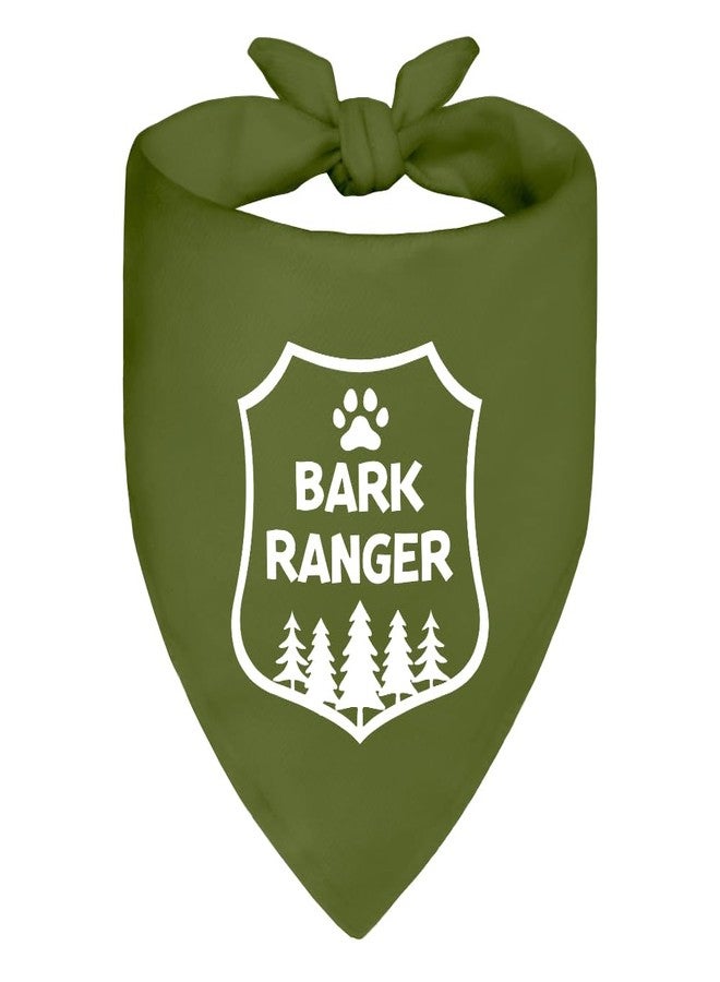 ZBBFSCSB Funny Outdoor Dog Bandana, Puppy Scarf Photo Prop for Outdoor Adventure Hiking Camping Mountain, Gifts for Ranger (Forest) - Image 1